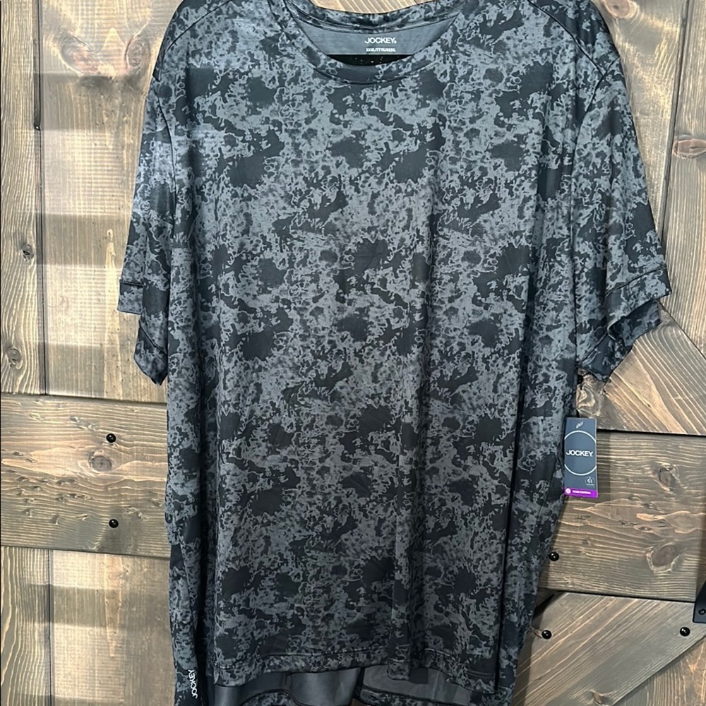 Jockey‎ Men's Black and Gray Shirt